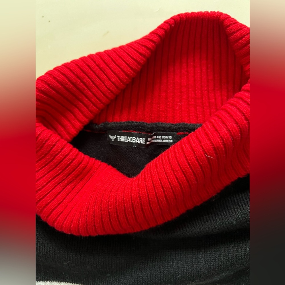 Threadbare Turtleneck Alpine Chic Long Sleeve Swe… - image 4